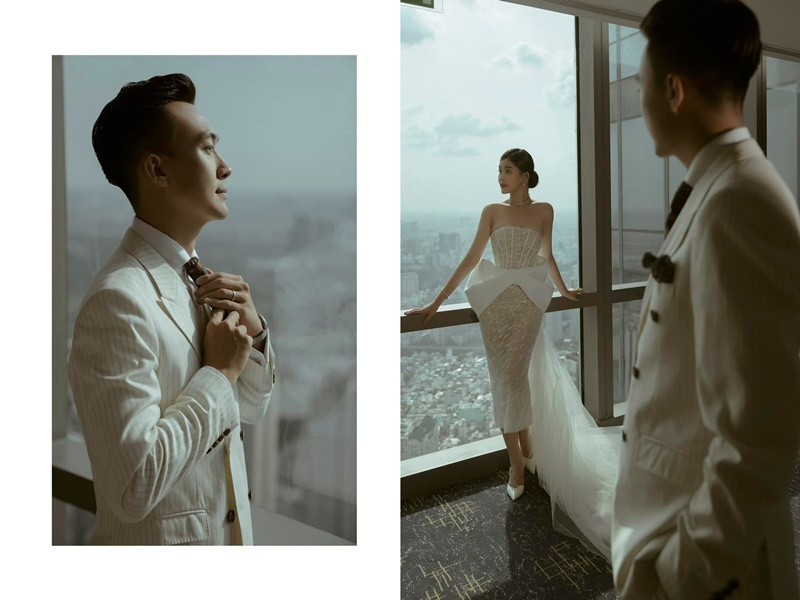 Trước giờ G, Ngân Anh và Tô Ny đồng loạt đăng tải ảnh cưới đồng thời chia sẻ cảm xúc.