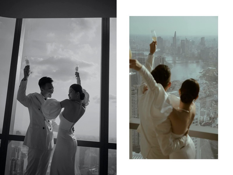 Còn Ngân Anh chia sẻ, cô nhận ra rằng điều tuyệt vời đến hiện tại là cô cùng chồng đã chuẩn bị mọi thứ cùng nhau và vì nhau.