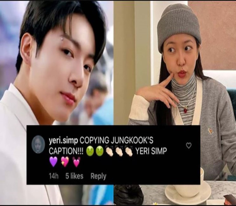 Jung Kook dính không ít tin đồn hẹn hò. Nam ca sĩ từng bị nghi hẹn hò Yeri của nhóm Red Velvet. Để mọi chuyện không bị đẩy đi quá xa, Yeri lên tiếng trong một chương trình: “Hiện tại em không hẹn hò với ai đâu”. Ảnh: VTC