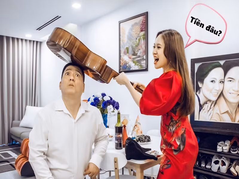  Thanh Thúy - Đức Thịnh là một trong những cặp vợ chồng "lầy lội" của showbiz Việt.