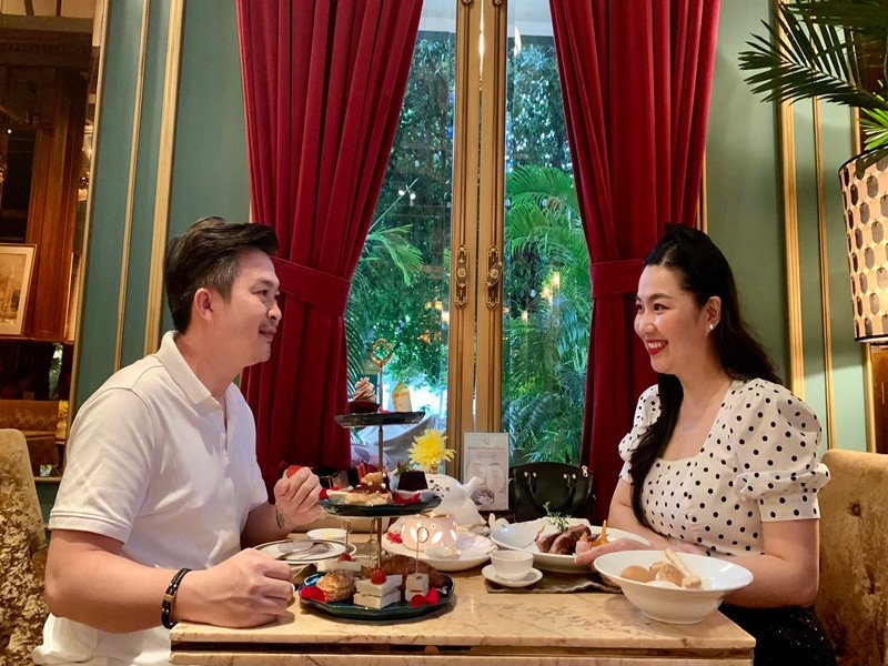 Tình cảm giữa Lê Khánh và Tuấn Khải vẫn mặn nồng sau nhiều năm kết hôn.