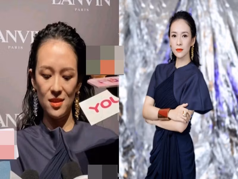 Ảnh Chương Tử Di do phóng viên chụp khác với ảnh do nữ diễn viên sinh năm 1979 chia sẻ. Ảnh: VTC