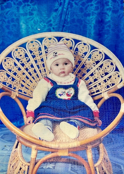 Người đẹp gốc Thái Bình xinh từ tấm bé.