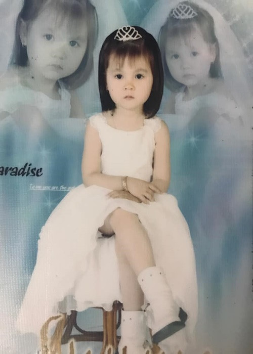 Loạt ảnh Lương Kỳ Duyên ngày còn nhỏ thu hút sự quan tâm của nhiều bạn bè.