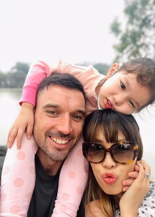 Ông xã là hậu phương vững chắc của Hà Anh.