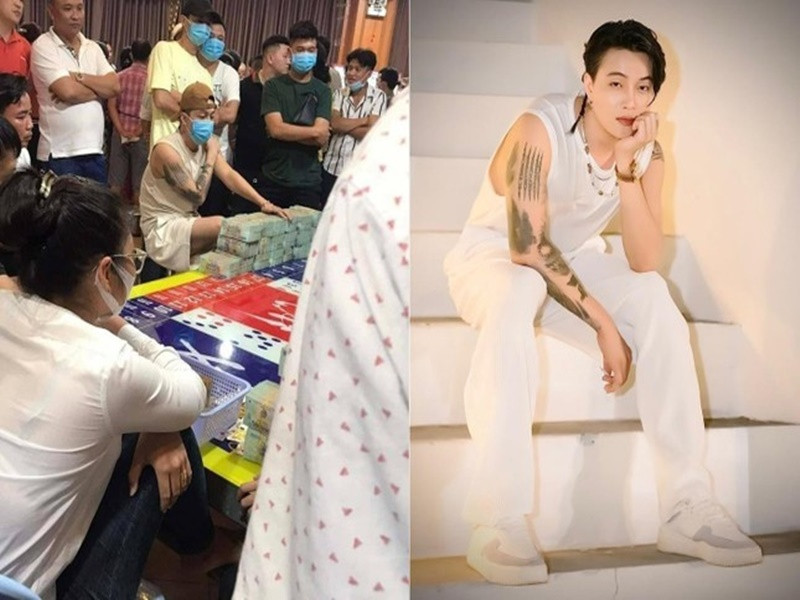 Mới đây, cư dân mạng lan truyền hình ảnh được cho là của nam ca sĩ TiTi bên “núi tiền” ở một sòng bài tại Campuchia. Ảnh: Tiền Phong