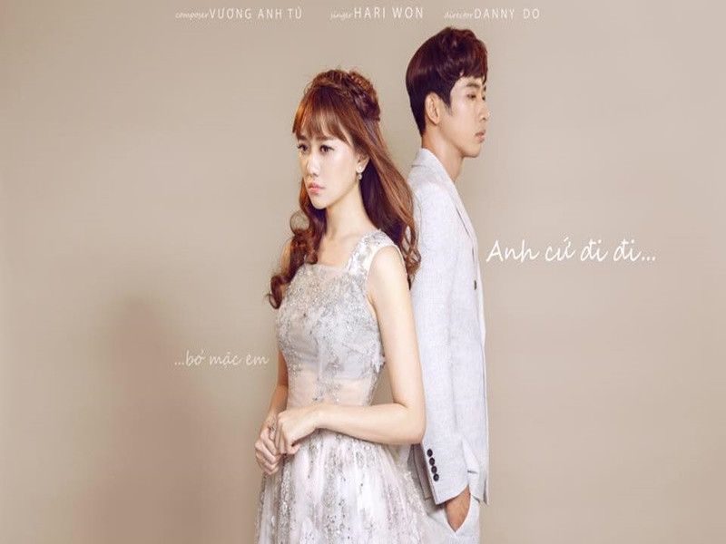 Tên tuổi Hari Won gắn liền với ca khúc “Anh cứ đi đi”. Ảnh: FBNV