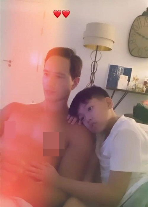 Không chỉ là "người chồng quốc dân", Kim Lý còn là người cha dượng hot nhất Vbiz.