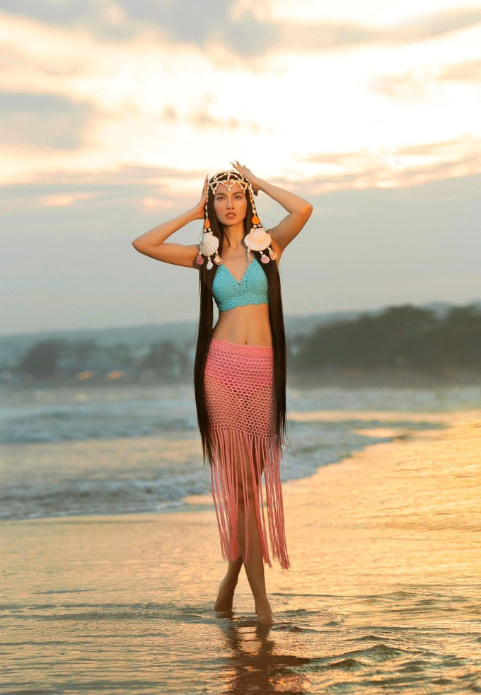 Nhiều khán giả dành nhiều lời khen cho hình thể của Anh Thư (Ảnh: Facebook nhân vật).