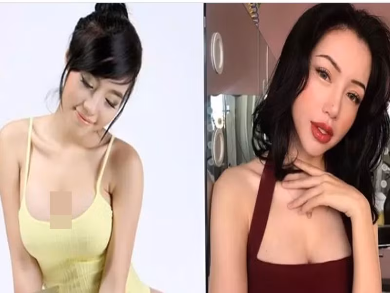 Cùng với phong cách thời trang, nhan sắc của Elly Trần cũng gây ồn ào bởi so với thời chưa nổi tiếng, hot girl có nhiều sự thay đổi trên gương mặt và vòng 1. Ảnh: Vietnamnet