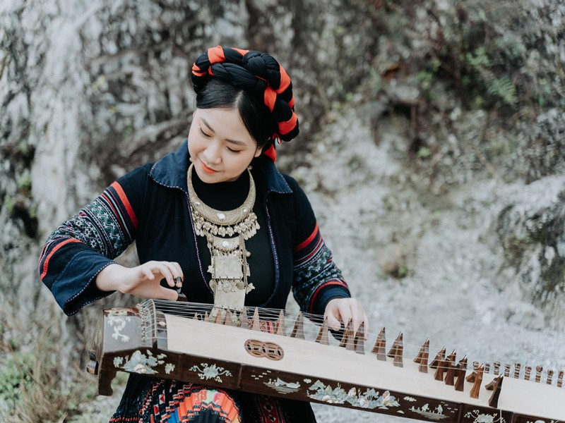 Con gái Trọng Tấn đỗ vào khoa nhạc cụ truyền thống, đàn tranh của Học viện Âm nhạc Quốc gia Việt Nam.