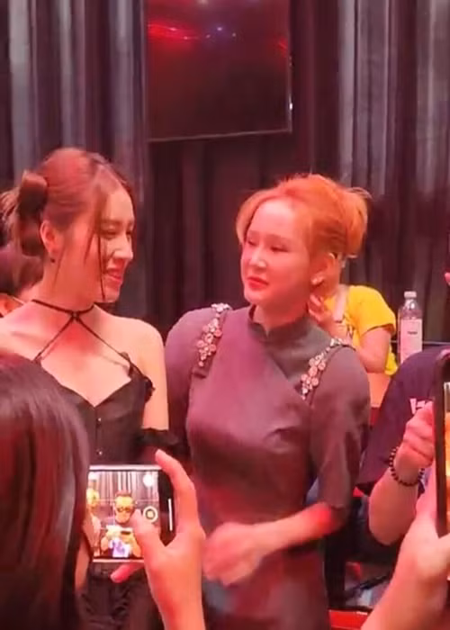 Ít ngày trước, Hiền Hồ gây xôn xao khi xuất hiện với gương mặt sưng húp tại một sự kiện. Ảnh: Saostar