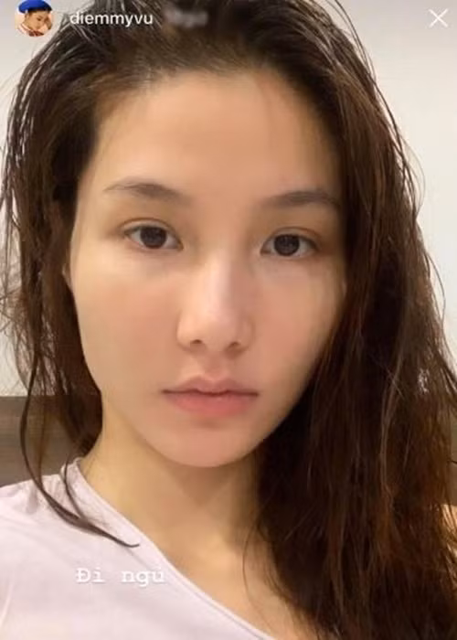 Gương mặt mộc của Diễm My 9X khiến nhiều người phải ghen tỵ. Ảnh: Dân Trí