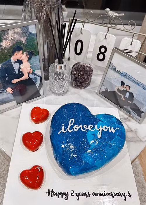 Cách đây không lâu, Huỳnh Anh và bạn gái kỷ niệm 2 năm hẹn hò.