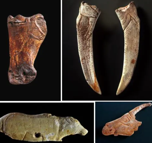 Các chuyên gia phát hiện một không gian khoảng 5m2 chứa nhiều khối đá và măng đá, cùng tàn tích của một lò sưởi cổ.