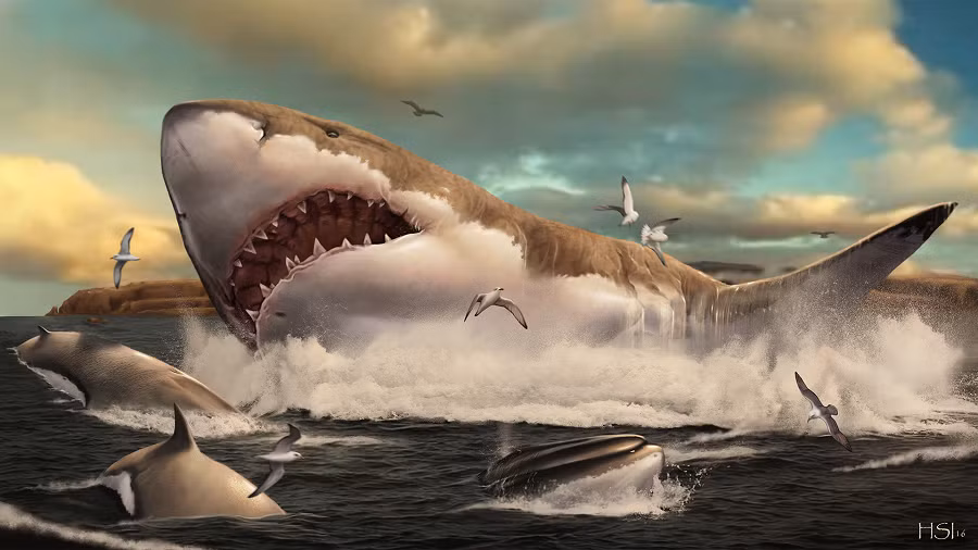 Megalodon là một loài cá mập đã tuyệt chủng, được cho là có chiều dài lớn nhất lên đến 20 m, và đã sống trên Trái Đất từ khoảng 20 triệu năm trước cho đến khi biến mất vào khoảng 3,6 triệu năm trước.