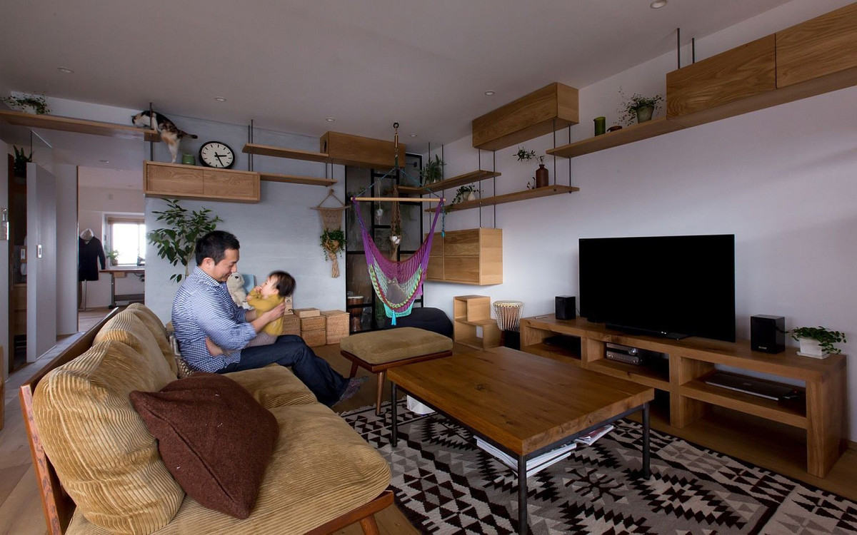 Me man can ho 85m2 noi that tinh te tung xen ti met