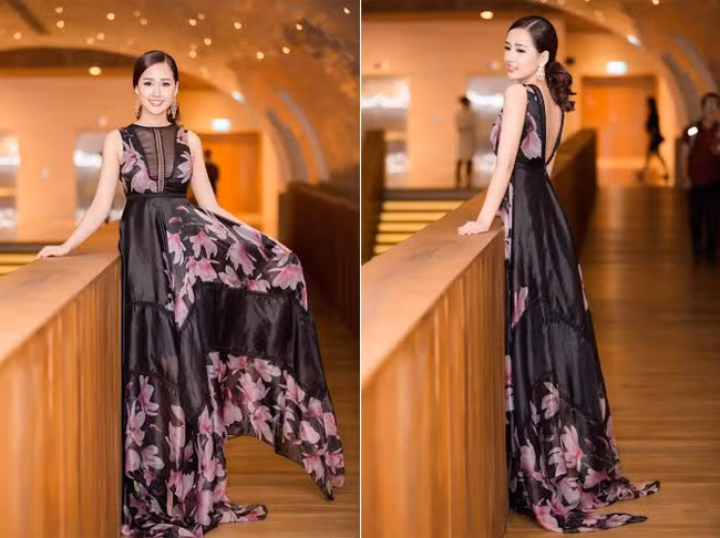 Hoa hậu Việt Nam 2006 còn được dịp khoe đôi chân dài miên man và vóc dáng ngày càng đẹp.