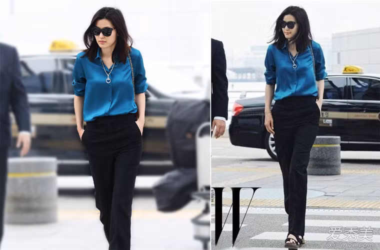 Đang là gương mặt quảng cáo đồ phụ kiện của thương hiệu thời trang Gucci, nên phong cách của ngôi sao xứ Hàn Jun Ji Huyn đang theo đuổi là lịch lãm và sang trọng.