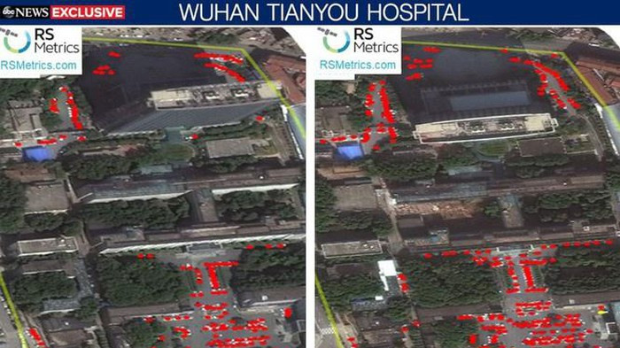 Phat hien gay soc ve virus Corona tu anh chup ve tinh o Vu Han