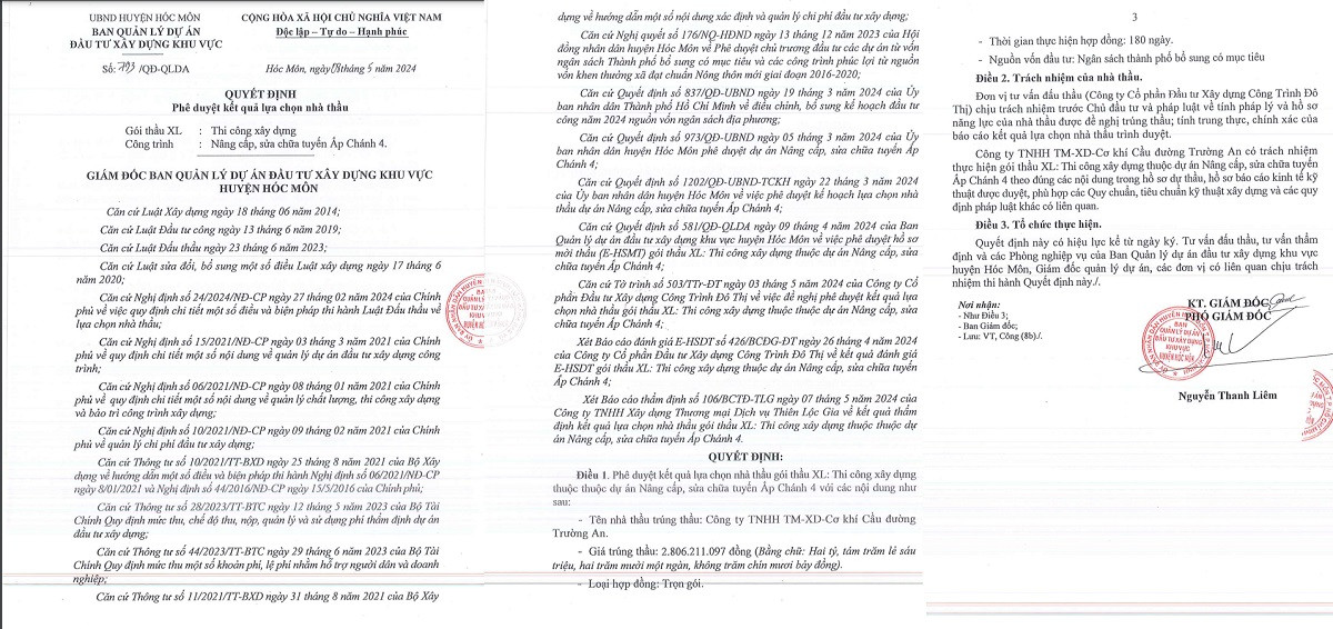 Cầu đường Trường An: “Bách phát bách trúng” 17/17 gói thầu tại Hóc Môn - Hình 2 Cau duong Truong An: “Bach phat bach trung” 17/17 goi thau tai Hoc Mon-Hinh-2