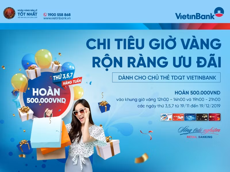 Bi quyet de nhan duoc uu dai hoan tien len den 500.000 dong