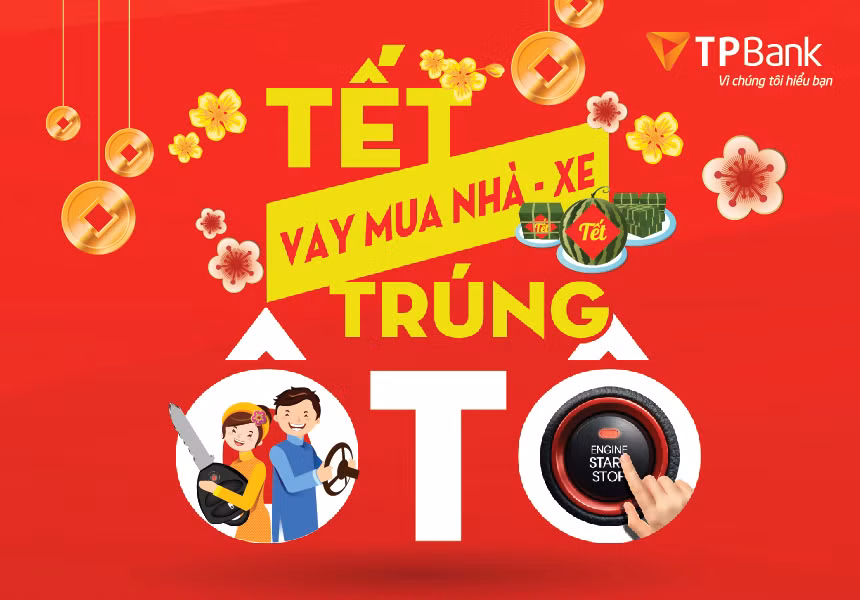 Nha dep – Xe sang – Ngap tran qua tang don Tet cung TPBank