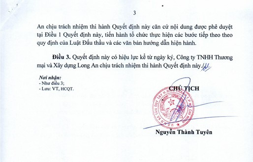 TP HCM: Gói thầu gần 1,4 tỷ xã Bình Lợi về tay Công ty Long An? - Hình 6 TP HCM: Goi thau gan 1,4 ty xa Binh Loi ve tay Cong ty Long An?-Hinh-6
