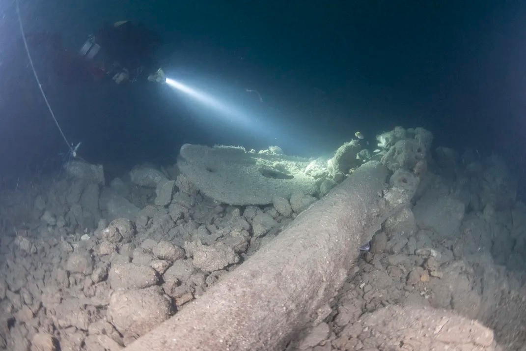 Ông Robinson cho hay, xác tàu đắm SS Almond Branch thú vị hơn nhiều và xứng đáng với số tiền mà ông bỏ ra để mua. Ảnh: Rick Ayrton.