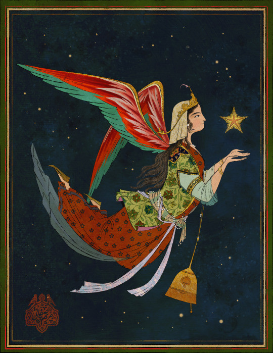 Do chưa có ai tìm thấy bất cứ bằng chứng khoa học nào về Peri và Peristan - nơi họ sống nên đến nay sự tồn tại của những nàng tiên vẫn là bí ẩn gây nhiều tranh cãi. Ảnh: maryamsefati/tumblr.