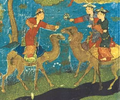 Các Peri được cho chuyên bảo vệ phụ nữ, nhất là những người mang thai. Ngoài ra, các nàng tiên xinh đẹp còn bảo vệ loài sơn dương sừng xoăn - con vật mà nữ thần Krumai từng biến thành. Ảnh: wikipedia.