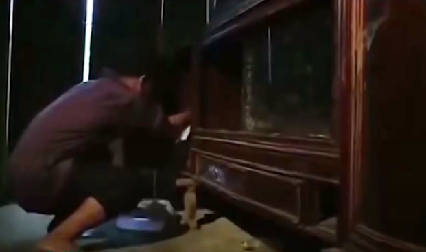 Chiều 19/11/2009, biết bà L. ở nhà một mình, Sơn chặt một đoạn bạch đàn trong đống củi, lẻn vào nấp trong phòng. Anh ta tìm chỗ cất tiền song không tìm thấy bởi ông N. đã mang đi trả nợ.