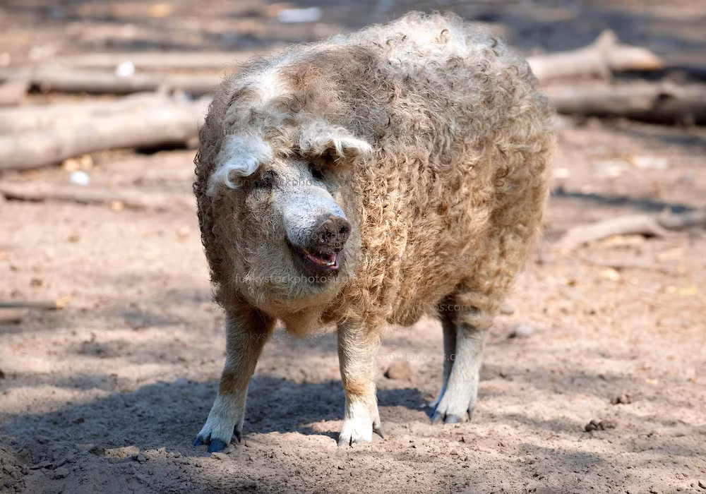 Với vẻ ngoài kỳ lạ của mình, lợn Mangalitsa còn được nuôi để làm thú cưng. Chúng cũng được huấn luyện như những con chó do rất thông minh và năng động.