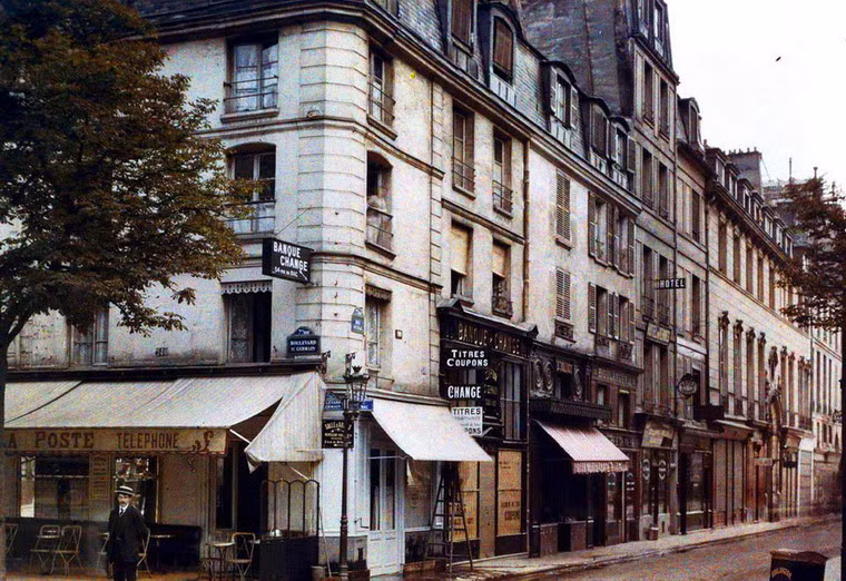 Đại lộ Saint Germain, Paris đầu thế kỷ 20.