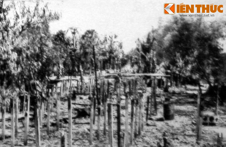 Vườn tược bị quân Polpot cướp bóc và thiêu rụi sau khi rút đi.