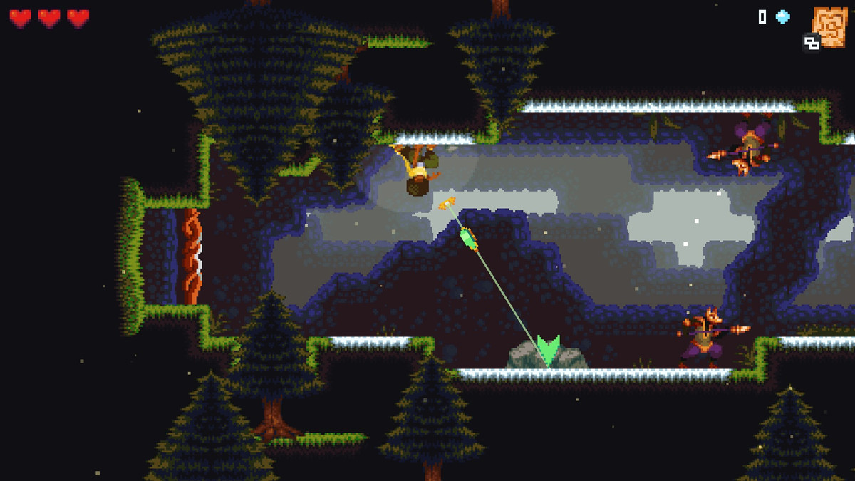 8. Dandara. Đây là một game mobile mang theo phong cách cơ bản của Metroid, nghĩa là người chơi sẽ phải khám phá những địa điểm bí ẩn bằng cách lần theo dấu vết của những tấm bản đồ, đồng thời giải mã những căn phòng và những tuyến hầm bí hiểm để chinh phục tựa game này. Chẳng quá khi nói, Dandara đích thị là một tựa game dành cho những game thủ có não. Cụ thể hơn, trong trò chơi, các game thìm ra những con đường tắt, những tuyến đường thủ công có thể tìm thấy trên bản đồ để chinh phục Dandara một cách nhanh gọn nhất.