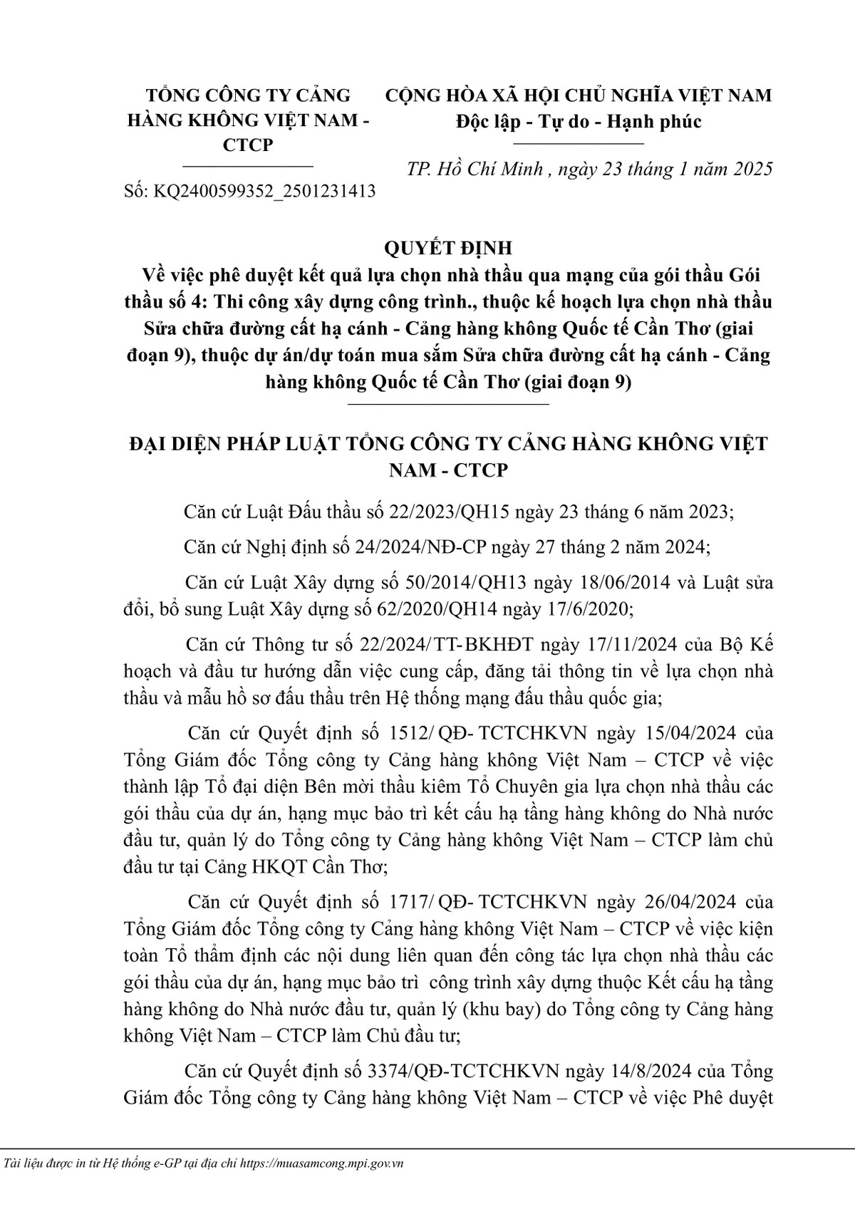 Cty B.M.T trúng gói sửa chữa đường cất hạ cánh sân bay Cần Thơ Cty B.M.T trung goi sua chua duong cat ha canh san bay Can Tho