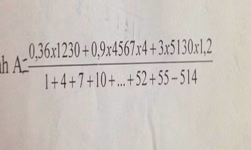 Bai toan tinh nhanh lop 5 lam kho nguoi lon