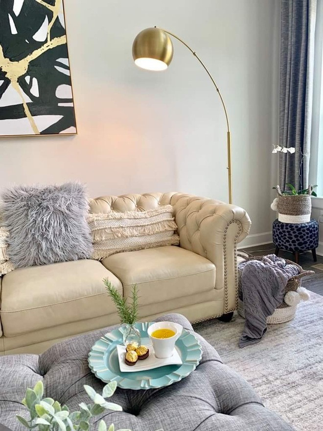 Nội thất thể hiện gu thẩm mỹ tinh tế của chủ nhà.