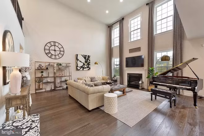 Không gian phòng khách sang trọng, thanh lịch.