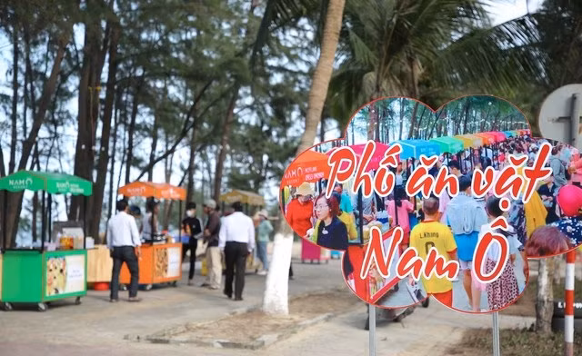 Đà Nẵng cũng mới chính thức khai trương phố ăn vặt Nam Ô, ở vỉa hè đường Nguyễn Tất Thành (phường Hòa Hiệp Nam, quận Liên Chiểu).