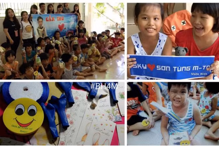 Cộng đồng Sky của Sơn Tùng MTP có một số hình ảnh khá xấu, không được lòng nhiều người. Tuy nhiên, ít ai biết rằng, các Sky thường xuyên âm thầm thực hiện các dự án thiện nguyện. (Ảnh: Saostar)