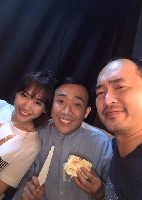 Trên trang cá nhân, Hari Won tiếp tục gửi lời chúc mừng sinh nhật đến ông xã Trấn Thành. (Ảnh: Facebook Tiến Luật)