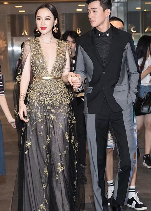 Dù phủ nhận hẹn hò nhưng cặp đôi diễn viên phim “Sứ mệnh trái tim” vẫn luôn theo sát nhau trong các hoạt động. (Ảnh: FBNV)