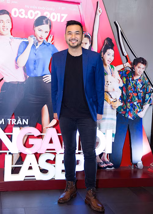 Cũng xuất hiện tại sự kiện, diễn viên Petey Nguyễn bảnh bao, lịch lãm.