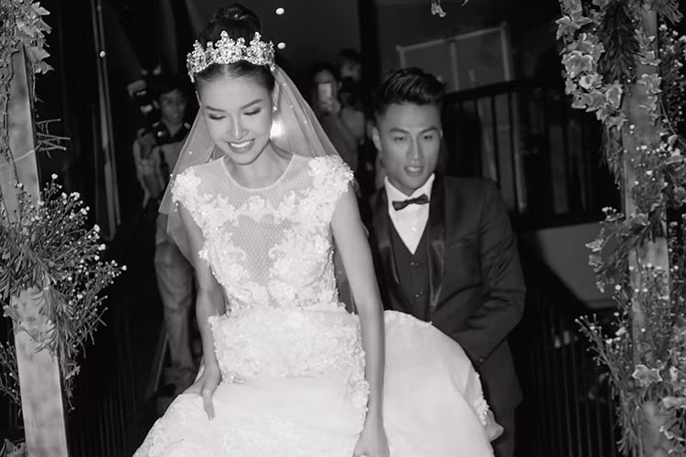 Tháng 6/2016, Mạc Hồng Quân - Kỳ Hân chính thức về chung một nhà bất chấp thị phi. Kể từ sau khi kết hôn, cuộc sống của cặp đôi dần trở lại bình yên. (Ảnh: FBNV)