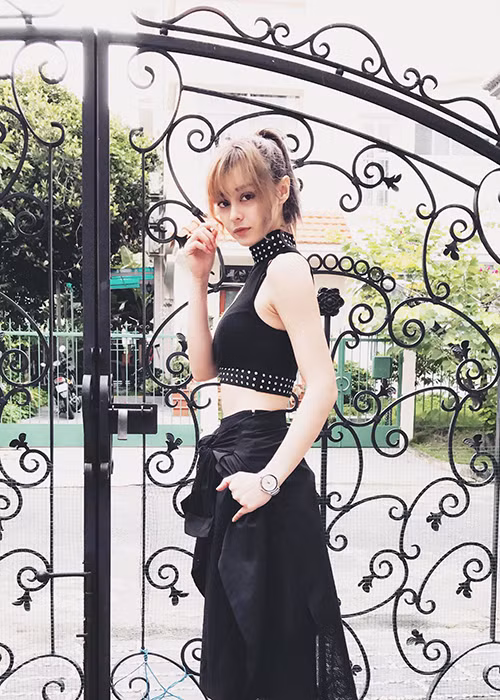 “Bông hồng lai” hoạt động trong khá nhiều lĩnh vực như: ca sĩ, người dẫn chương trình, người mẫu, diễn viên. (Ảnh: FBNV)