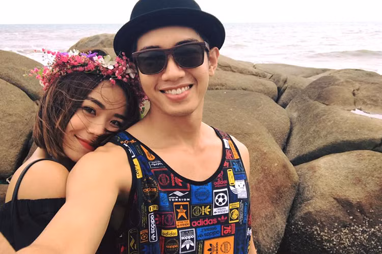  Thái Trinh - bạn gái của Quang Đăng: Tháng 1 vừa qua, vũ công Quang Đăng công khai hẹn hò nữ ca sĩ sinh năm 1993 tên Thái Trinh. (Ảnh: FBNV)