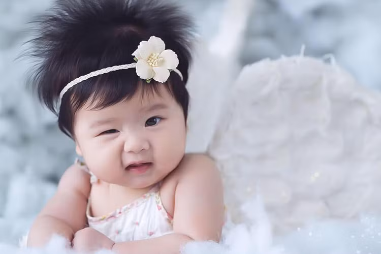 Ve dang yeu nhu thien than cua con gai Van Trang