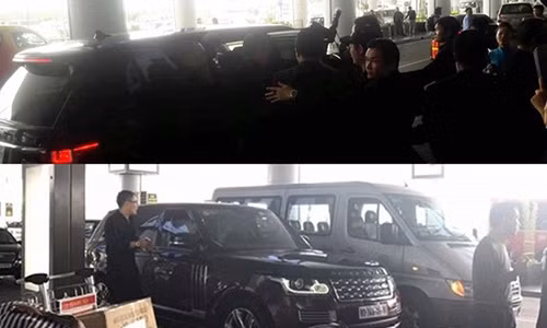 Seungri (Big Bang) duoc ho tong bang xe sang tai Noi Bai